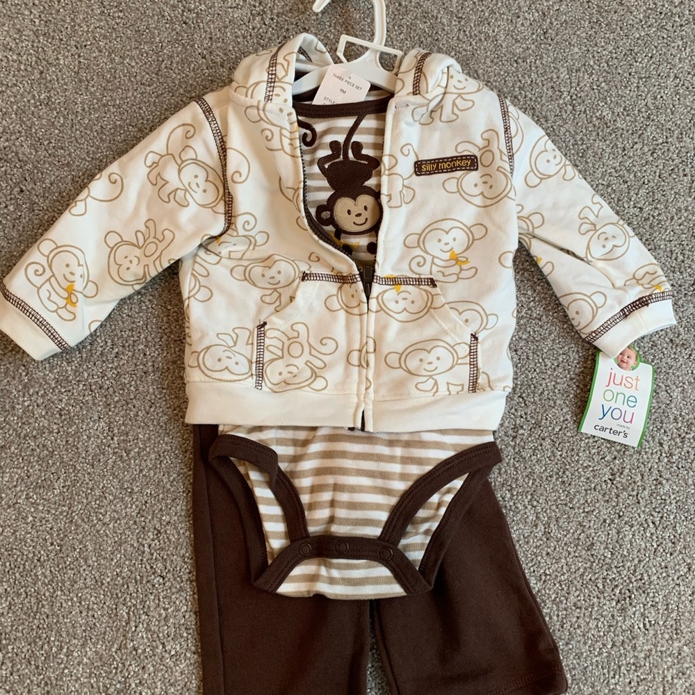 Monkey 3 piece set